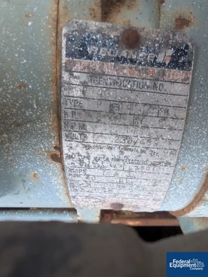 20 cu.ft. Gemco twin shell formulator, Stainless Steel, 1970' s, #16275 - Image 7