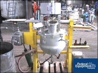 20 gallon Lee vacuum double motion kettle, Stainless Steel, 90 psi, jacketed, #18645 - Image 2