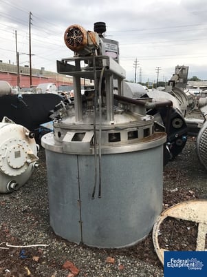 225 gallon Lee, twin motion kettle, 316 Stainless Steel, 30 psi, jacketed for 100 psi, #22982 - Image 2