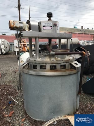 225 gallon Lee, twin motion kettle, 316 Stainless Steel, 30 psi, jacketed for 100 psi, #22982 - Image 3