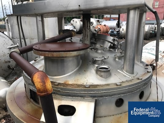 225 gallon Lee, twin motion kettle, 316 Stainless Steel, 30 psi, jacketed for 100 psi, #22982 - Image 8