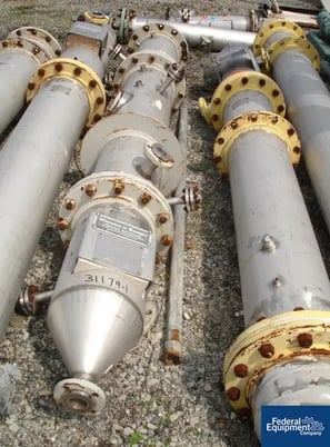 12" x 17.6' Omnifab, 45 psi, Stainless Steel column, #31179 - Image 1