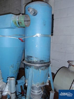Process Control, vacuum loader with Roots blower less motor, cyclone and fines receiver, #30475 - Image 2