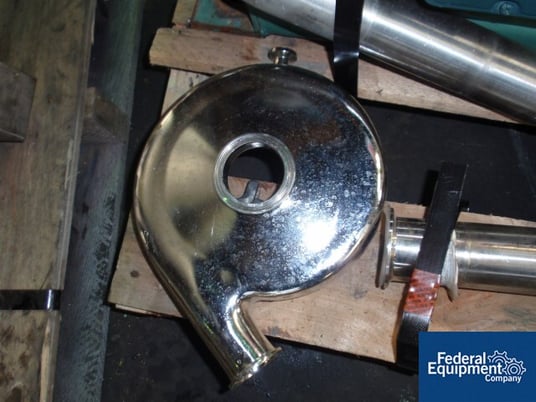 Tri-Clover #SP216MY-S, centrifugal pump, Stainless Steel, 2" x 1.5" on base, 5 HP, 230/460 V., serial - Image 3