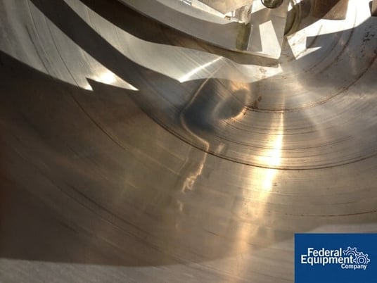 250 gallon Lee, Stainless Steel twin motion kettle, 52" diameter x 40" deep, open top, hemispherical bottom - Image 4