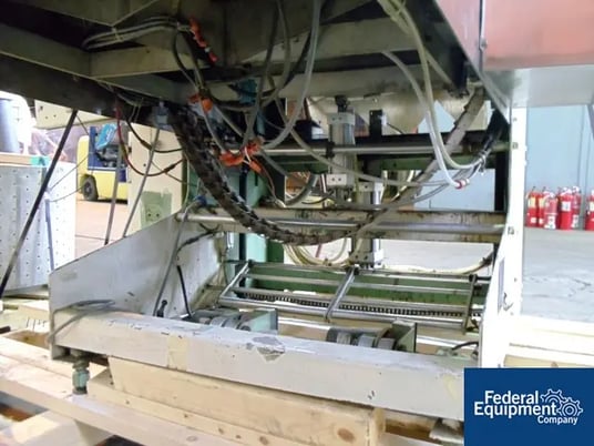 Omega Design #DL27, dual lane shrink bundler, 13-37 bundles/minute, 60-150 containers/minute, right angle - Image 7