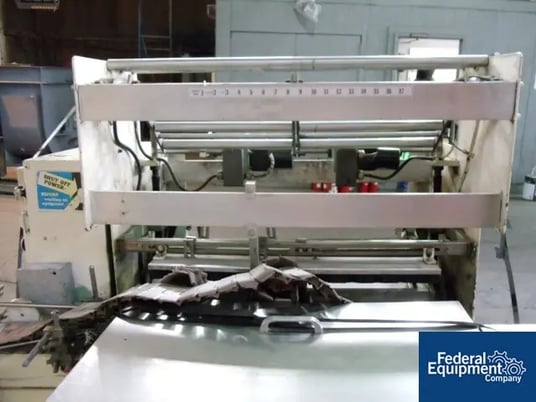 Omega Design #DL27, dual lane shrink bundler, 13-37 bundles/minute, 60-150 containers/minute, right angle - Image 8