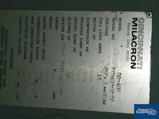 Cincinnati Milacron, dehumidifying hopper w/dryer, #35613 - Image 2