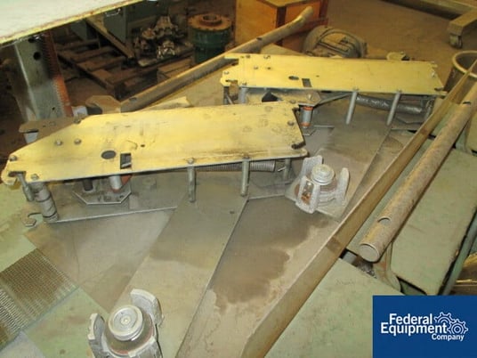 Little David #7B, case sealer, top & bottom tape heads with powered belt conveyor, #36422 - Image 5