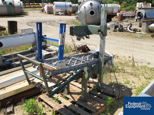 Little David #7B, case sealer, top & bottom tape heads with powered belt conveyor, #36426 - Image 3