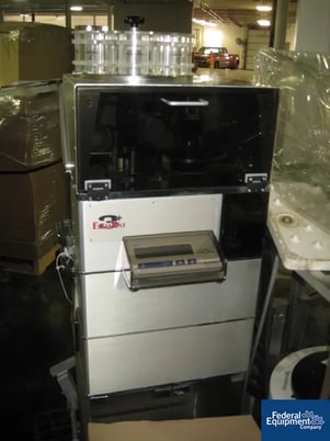 Tablet Tester, Elizatest #3+, automatic sampler, 8 samplet stations, w/Mettler Toledo scale, disposal bin - Image 1