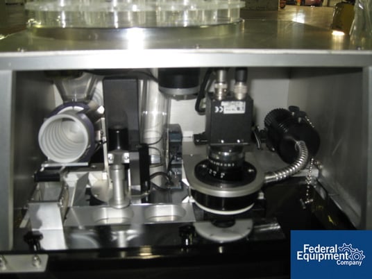 Tablet Tester, Elizatest #3+, automatic sampler, 8 samplet stations, w/Mettler Toledo scale, disposal bin - Image 3