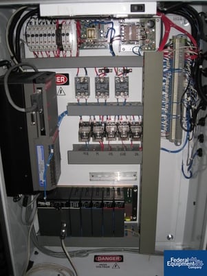 Wrap-ade #VSP-JR, vertical strip packer, Servo driven, Koyo PLC controls, 1/2 HP, 180 V.drive, touch screen - Image 7