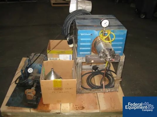 Eiger #ABML .75 EXP, lab media mill, 750 literStainless Steel jacketed chamber, 4 KW, 230 motor,.5 HP feed - Image 1