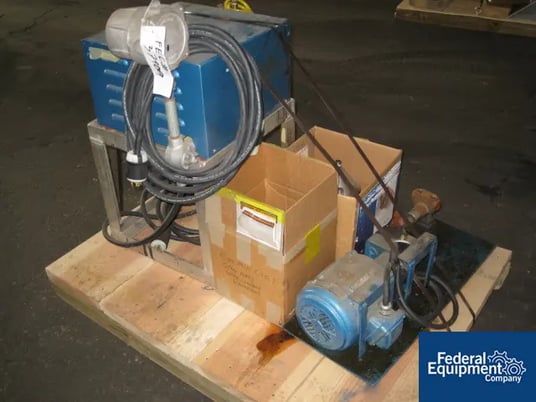 Eiger #ABML .75 EXP, lab media mill, 750 literStainless Steel jacketed chamber, 4 KW, 230 motor,.5 HP feed - Image 3