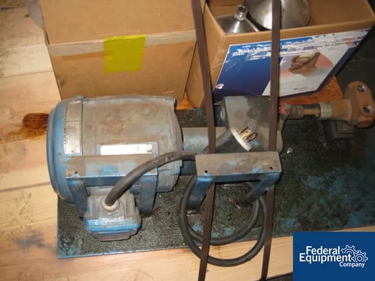 Eiger #ABML .75 EXP, lab media mill, 750 literStainless Steel jacketed chamber, 4 KW, 230 motor,.5 HP feed - Image 4