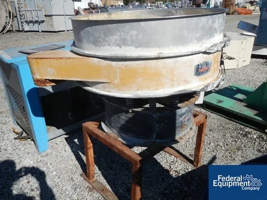 40" Kason, circular screen, Stainless & Carbon Steel, 1 deck, .5 HP, 230/460 V. motor-on-base, serial - Image 2