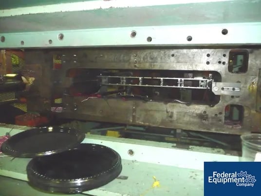 43" Brown, dual flywheel trim press, 12.5" opening, oper.controls, AC motor, multi-speed gearbox, belt drive - Image 3
