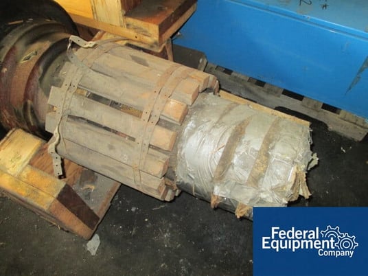 22" x 60" Farrel, 2-roll mill roll for 22" x 60" mill, cored, for driven side, #42126 - Image 3