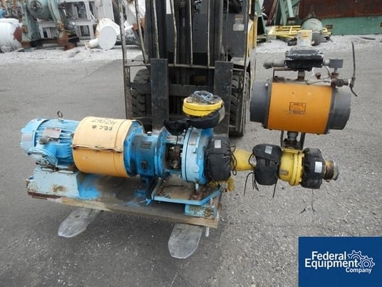 Goulds, Centrifugal Pump, Stainless Steel, Size 3" x 4" x 7", 3 HP, 460 V., explosion proof motor, #42067 - Image 2