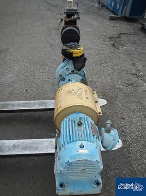 Goulds, Centrifugal Pump, Stainless Steel, Size 3" x 4" x 7", 3 HP, 460 V., explosion proof motor, #42067 - Image 3