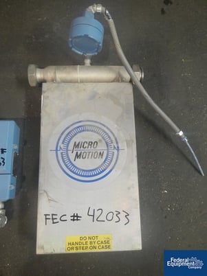 Micro Motion #DS-1509999, flow meter, Stainless Steel construction with transmitter, #42033 (7 available) - Image 2