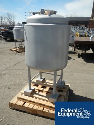110 gallon Alloy Products, reactor, 316L Stainless Steel, dish top/bottom, 30 psi @ 100°F int, 120 psi @ - Image 2