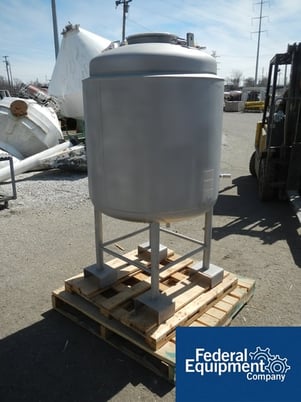 110 gallon Alloy Products, reactor, 316L Stainless Steel, dish top/bottom, 30 psi @ 100°F int, 120 psi @ - Image 3