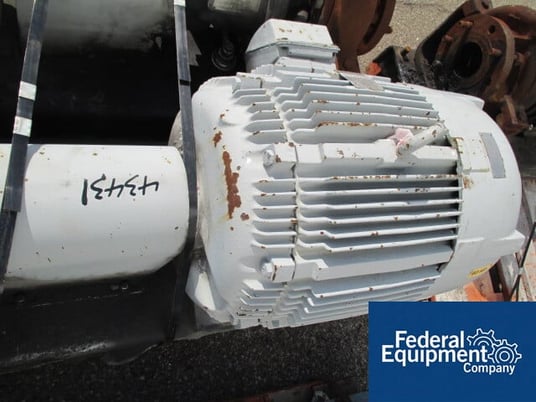 625 GPM @ 218' TDH, Dean, 3" x 4", Carbon Steel, on base w/60 HP motor, serial #17499, #43431 (2 available) - Image 4