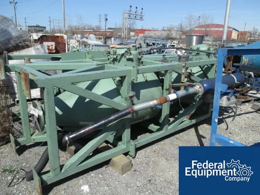 14.5 cu.ft., Surge Bin, Carbon Steel, 30" dia. x 24" straight side x 36" D, cone bottom, pneu.butterfly - Image 2