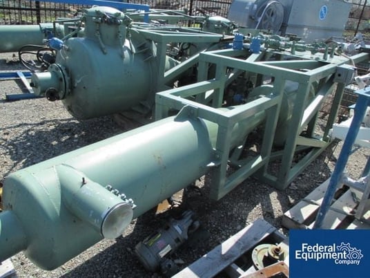 Cyclone Collector Unit, 20", Carbon Steel, 6" product inlet, 8" outlet, 8.5 cu.ft.bottom surge bin, 20" dia.x - Image 1