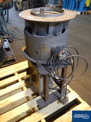 18" Sweco #LS18S333, Stainless Steel circular screen, single deck on base, .25 HP, 440 V. motor, serial - Image 4