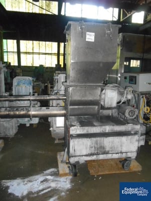 Feeder, Acrison #402B-7000/250-105Z-C, screw, 6"/2", loss in weight dual, Stainless Steel, 2" dia.x 55" L - Image 1