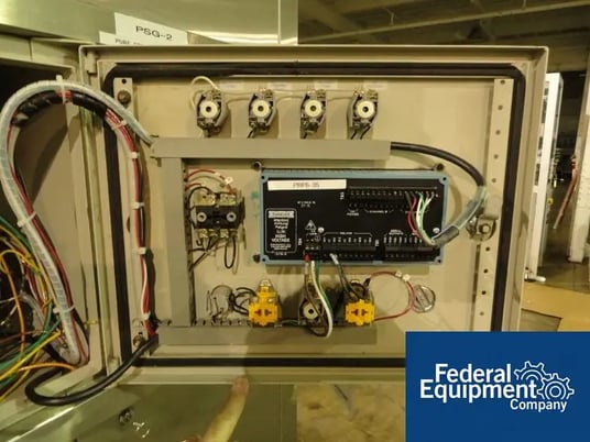 Finn Aqua #200-H-1, single effect still w/heat exchanger, 116 psi @ 347&deg;F shell & tube sides, controls, s/n - Image 6