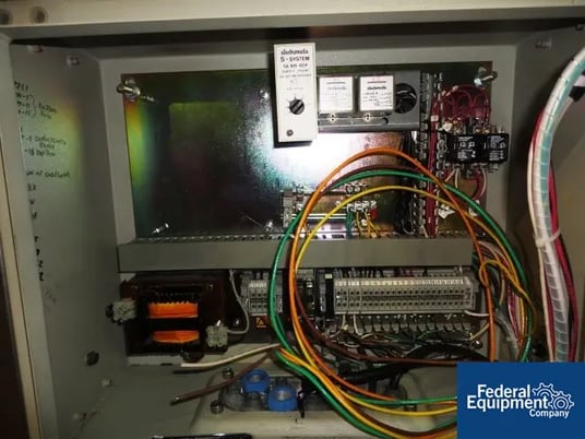 Finn Aqua #200-H-1, single effect still w/heat exchanger, 116 psi @ 347&deg;F shell & tube sides, controls, s/n - Image 7