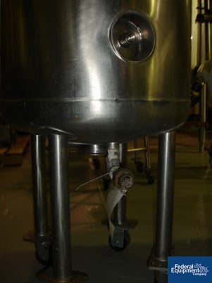 30 gallon B & G, Stainless Steel kettle, 17" dia.x 28" str.side, open top, dish bottom, jacketed 50 psi @ - Image 2