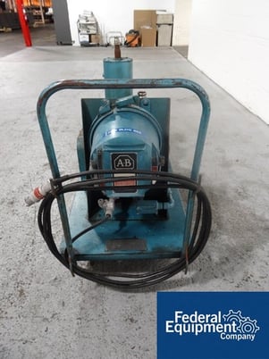 15 CFM, Kinney #KC-15, 3 HP, 460 V. explosion proof motor, on cart, serial #85-1419-LS249-7, #45779 (2 - Image 3