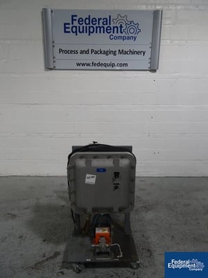 Eco Pumps, 1" Gear Pumps, Stainless Steel, 1" inlet/outlet on cart with .5 HP, 230/460 V. explosion proof - Image 1