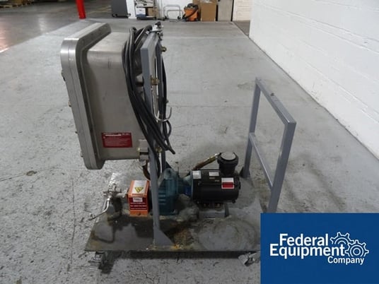 Eco Pumps, 1" Gear Pumps, Stainless Steel, 1" inlet/outlet on cart with .5 HP, 230/460 V. explosion proof - Image 3