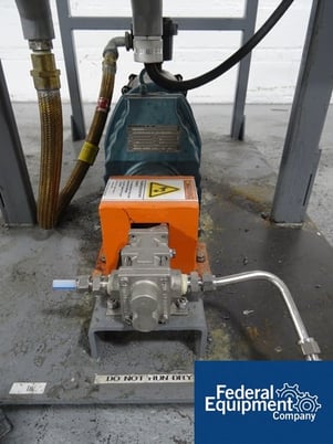Eco Pumps, 1" Gear Pumps, Stainless Steel, 1" inlet/outlet on cart with .5 HP, 230/460 V. explosion proof - Image 6