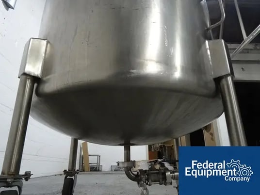 40 gallon Stainless Metals, Stainless Steel receiver, 30" dia.x 12" str.side, dish top/bottom, 10 psi & FV @ - Image 5