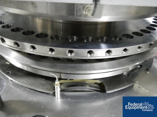1 Ton, Manesty Elite #800, 55-station, 65 kN comp.w/10 kN pre-comp, dbl.sid, force fdrs, 16mm tab.diameter - Image 8