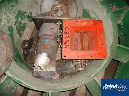 8" Rotolok, Carbon Steel Rotary Air Lock, 8" x 8" inlet/outlet, .5 HP, 575 V. motor drive, #45280 - Image 2