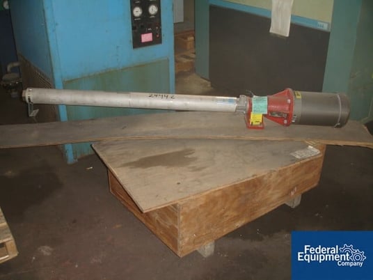 Tonkaflo #SS5586-4610, multi-stage, Stainless Steel, 1" in/outlet, 48" L barrel, rated 2550ML @ 125° F, on - Image 1