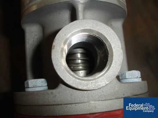 Tonkaflo #SS5586-4610, multi-stage, Stainless Steel, 1" in/outlet, 48" L barrel, rated 2550ML @ 125° F, on - Image 2