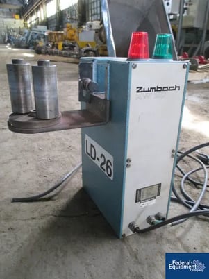 Zumbach #KW20, surface fault detector, 2.5" W apperture w/2" W opening, idler rollers, serial #2709.1262 - Image 2