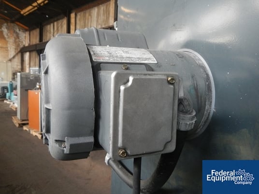 HGI Cyclone #600, Carbon Steel dust collector, 1 HP, 115-208/230 V. blower, on legs, #43071 - Image 5