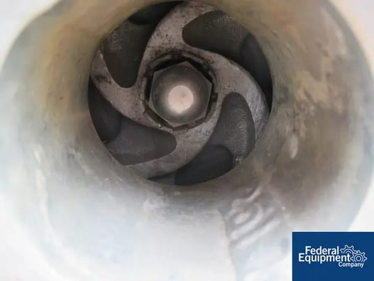 Worthington, Stainless Steel, 2" inlet, 1.5" outlet, 5 HP, 220/440 V. explosion proof drive on unitized base - Image 3