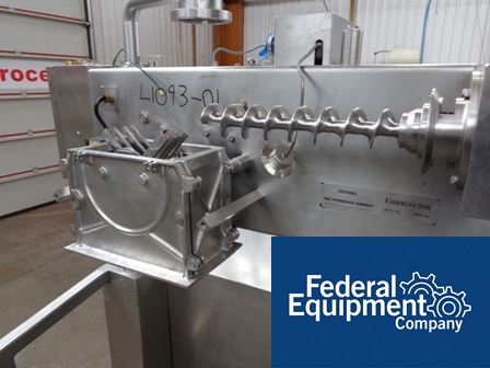 Fitzpatrick #D6A Fitzmill, Stainless Steel, screw feeder w/.35 KW, 230/400 V./50 Hz, Stainless Steel base - Image 5