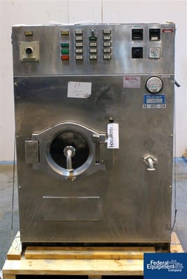 Huber #WFS/G15H, stopper washer, 304SS, 92 liter drum capacity, 33 lb.max.product capacity, 23" - Image 1